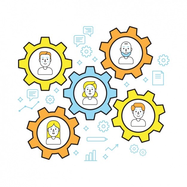 무료 Vector 컬러 비즈니스 디자인