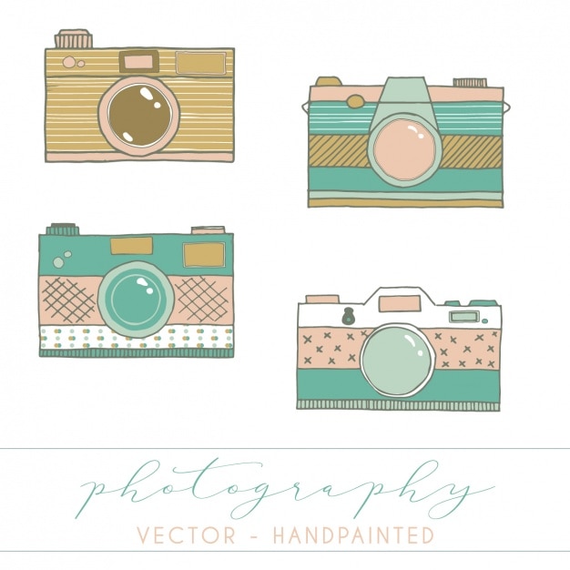 coloured cameras collection