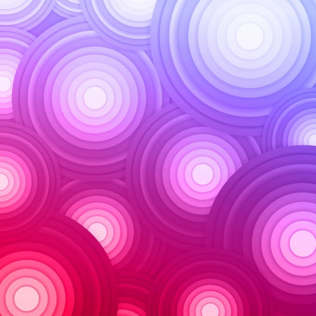 Coloured circles shape background