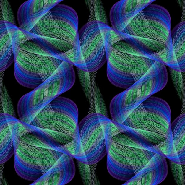 Coloured fractal background design