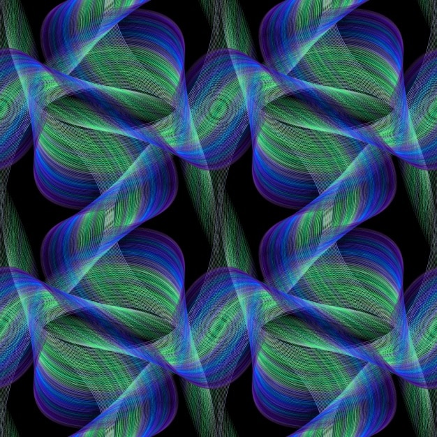 Free Vector coloured fractal background design