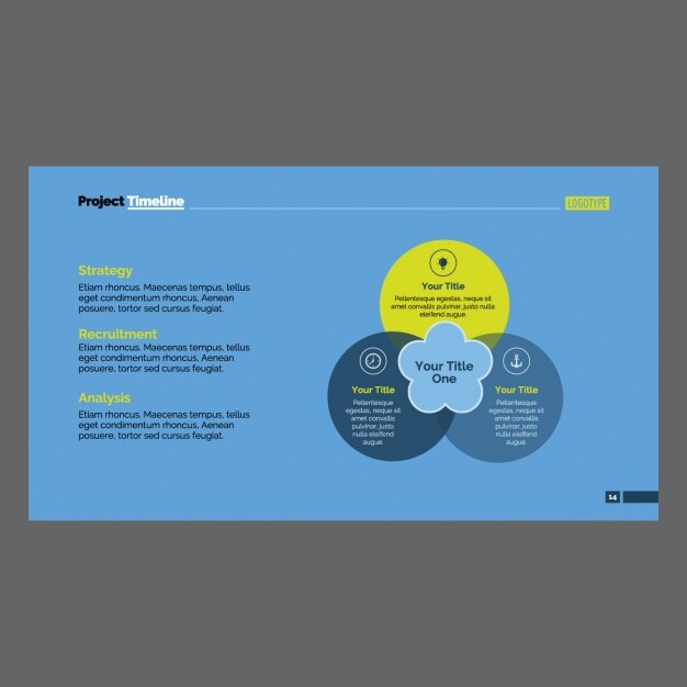Free Vector coloured infographic template