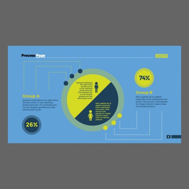 Free Vector coloured infographic template