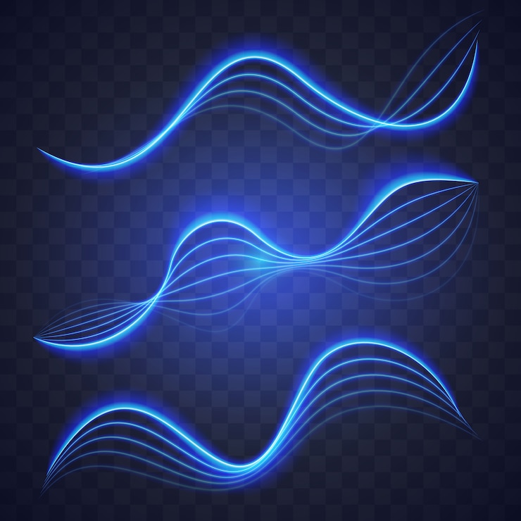 Free Vector coloured lights collection