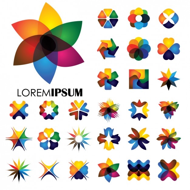Коллекция Цветные логотипы