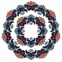 Vettore gratuito mandala design colorato