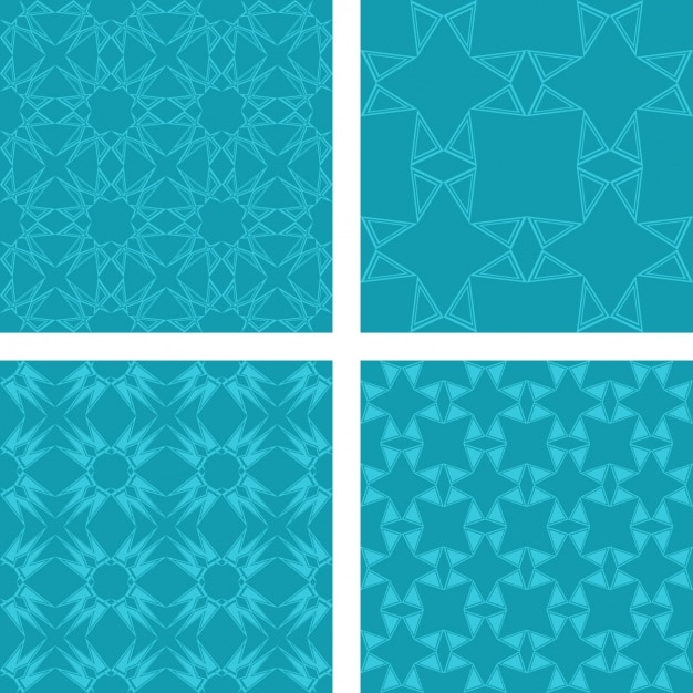 Free vector coloured patterns collection