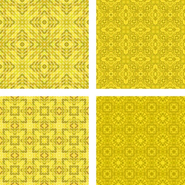 Free vector coloured patterns collection