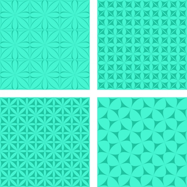 Free vector coloured patterns collection