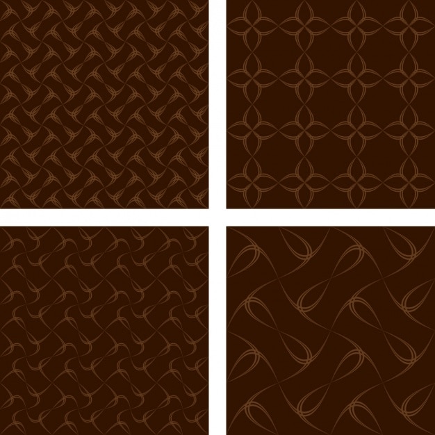 Free vector coloured patterns collection