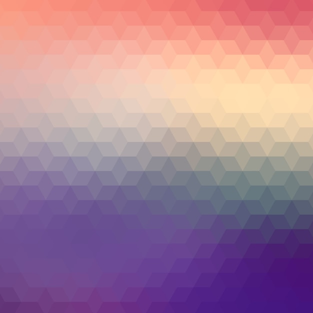 Coloured polygonal shapes background