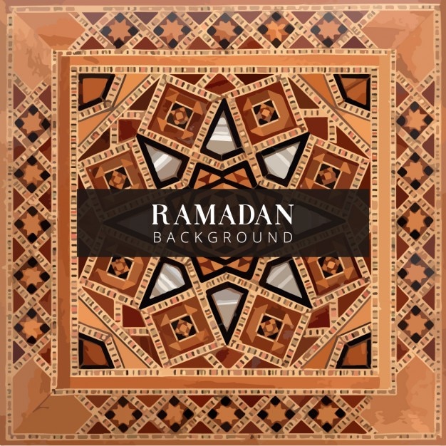 Free vector coloured ramadan background