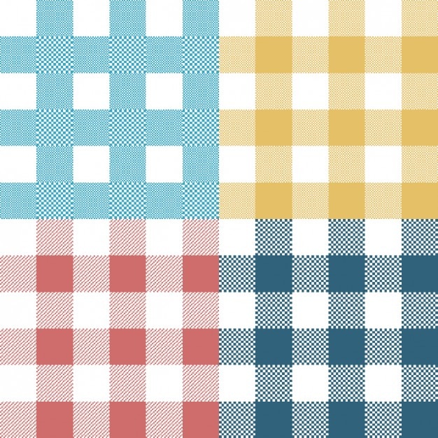 無料Vector 色とりどりの正方形パターン集