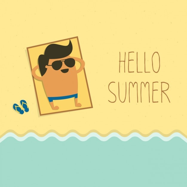 Coloured summer background