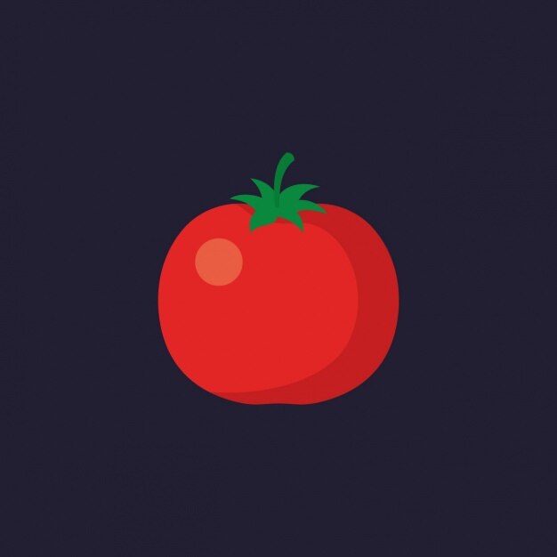 Coloured tomato design