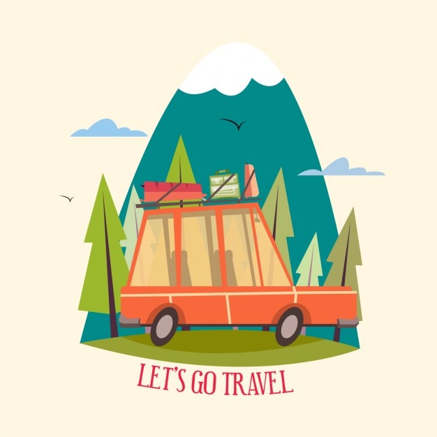 Coloured travel design