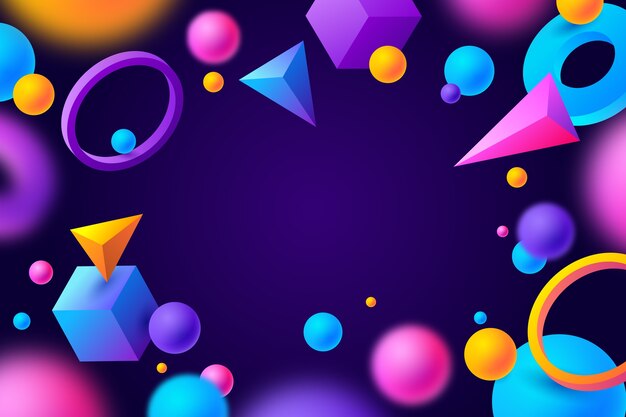 Colourful 3d background