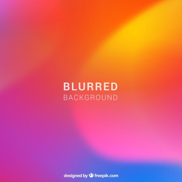 Colourful abstract blurred background