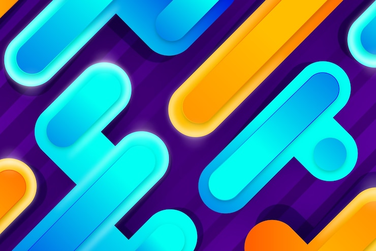 Free Vector colourful abstract shapes background