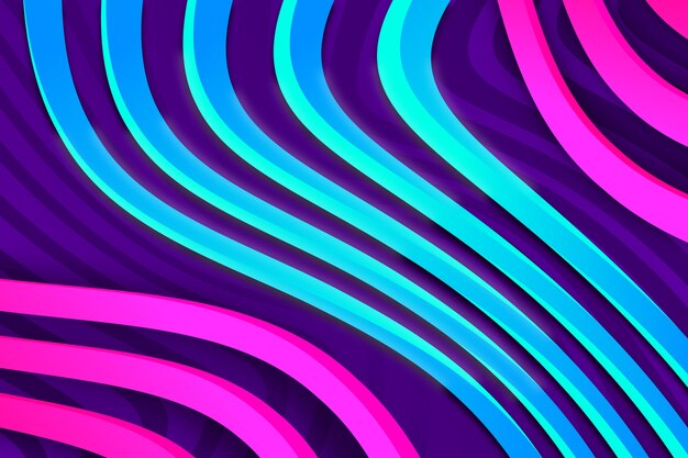 Colourful abstract shapes wallpaper
