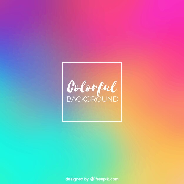 Colourful background with bokeh effect