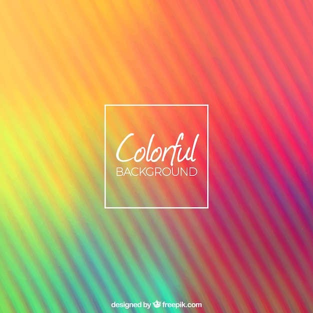 Free vector colourful background