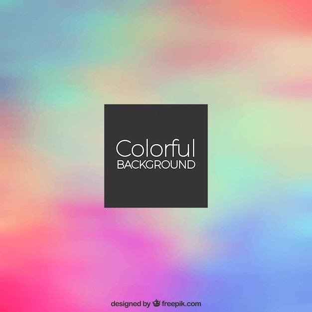 Colourful blurred background