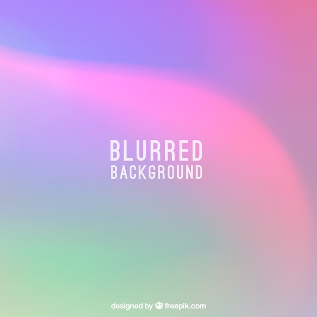 Colourful blurred background