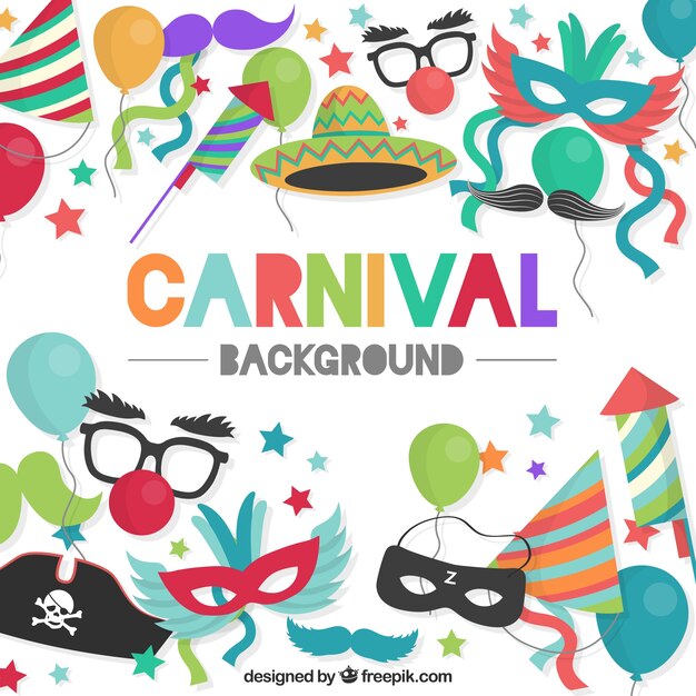 Colourful carnival background 