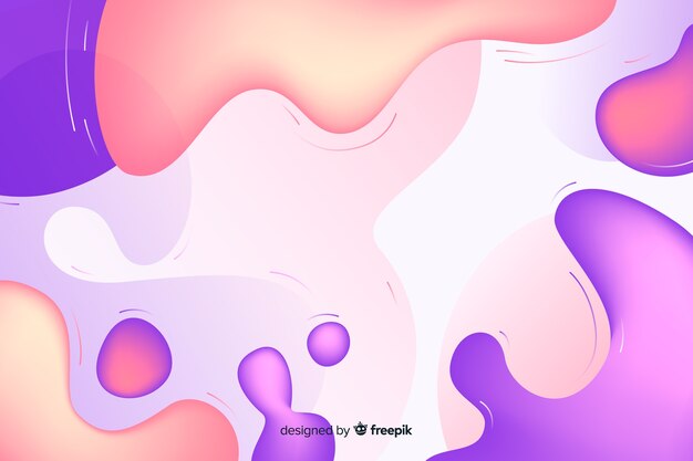 Colourful gradient liquid background and copy space