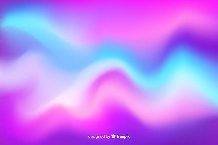 Free Vector colourful northern lights abstract background