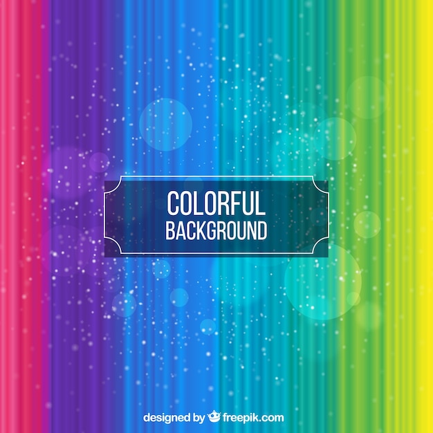 Colourful rainbow background 