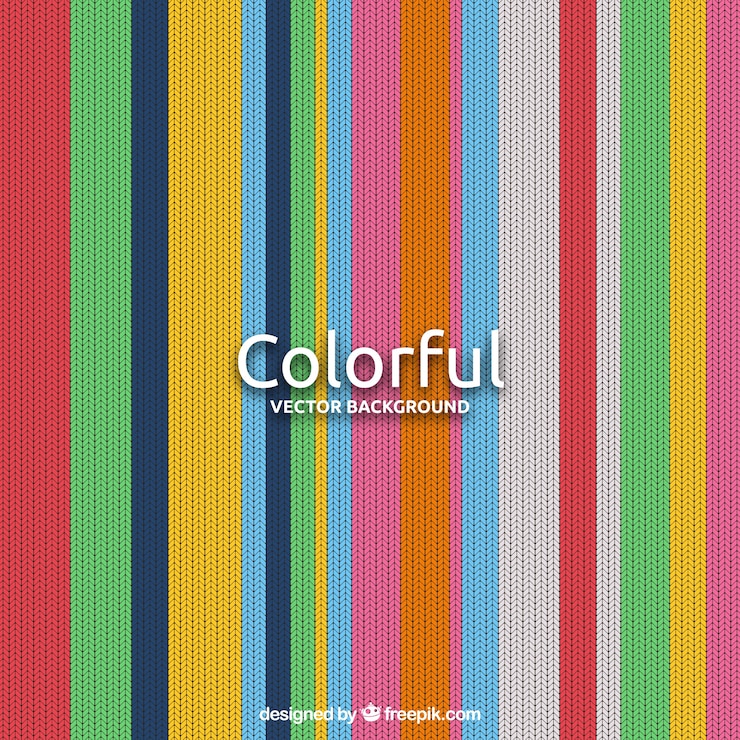 Free Vector colourful vertical stripes