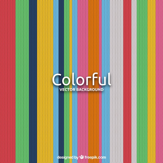 Colourful vertical stripes