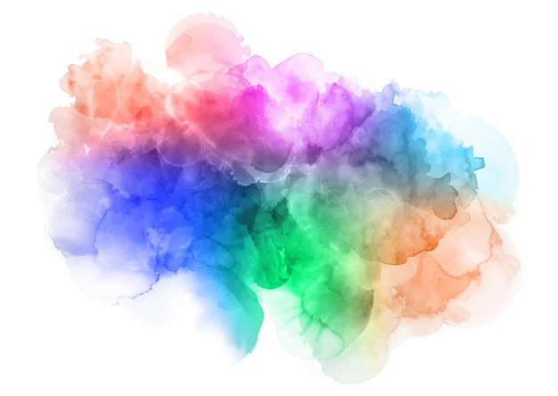 Free vector colourful watercolour splatter background