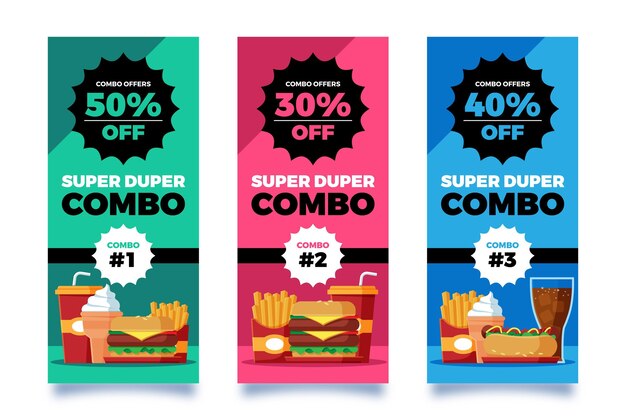 Combo offers - banners concept
