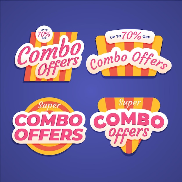 Combo offers labels