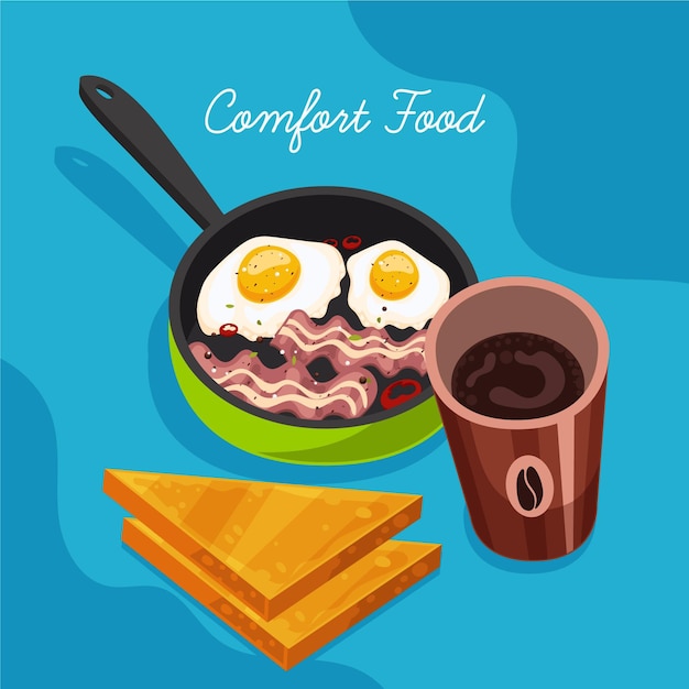 Comfort food collection design