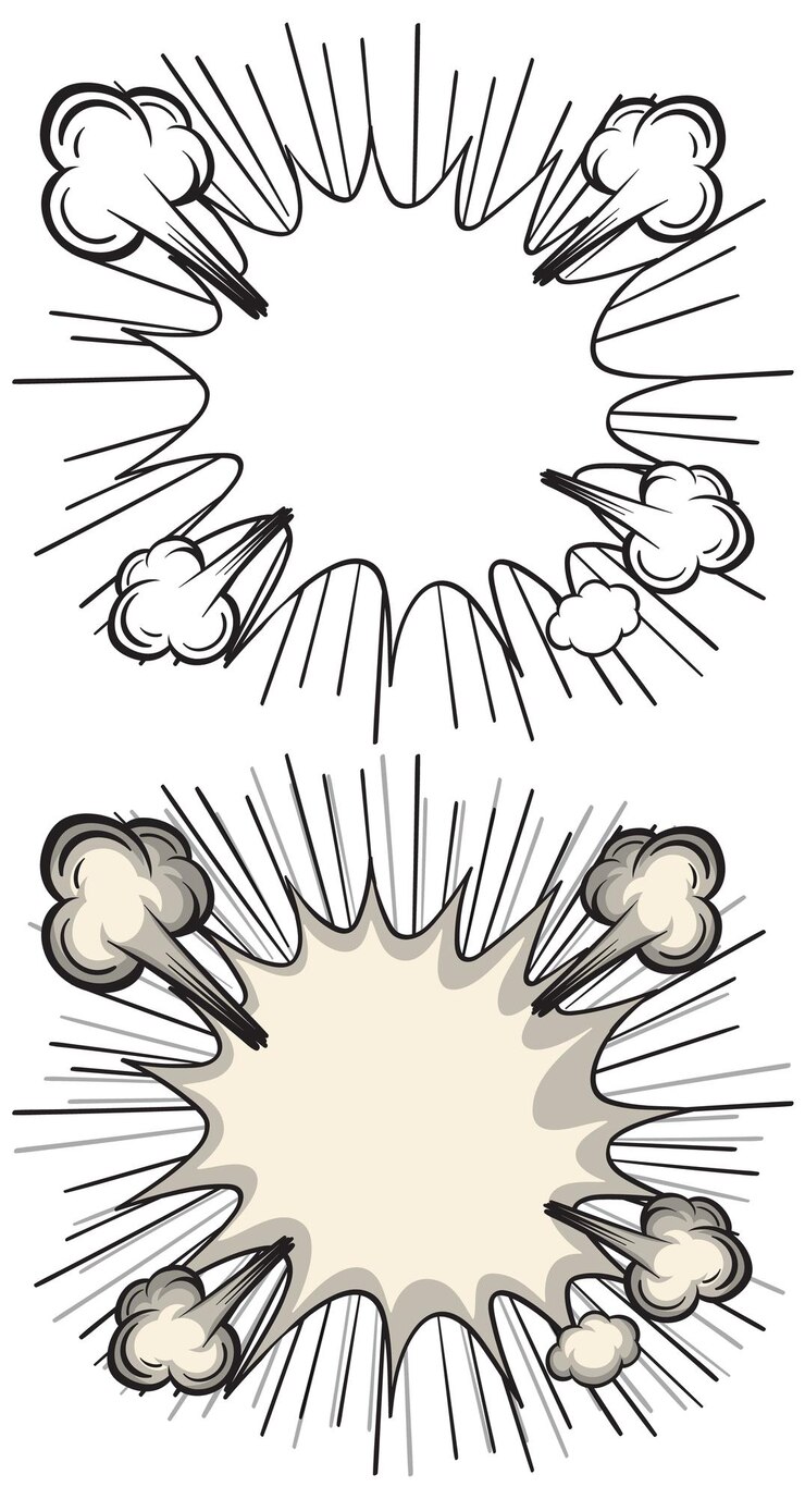 Free Vector comic explosion speech bubble vector illustration