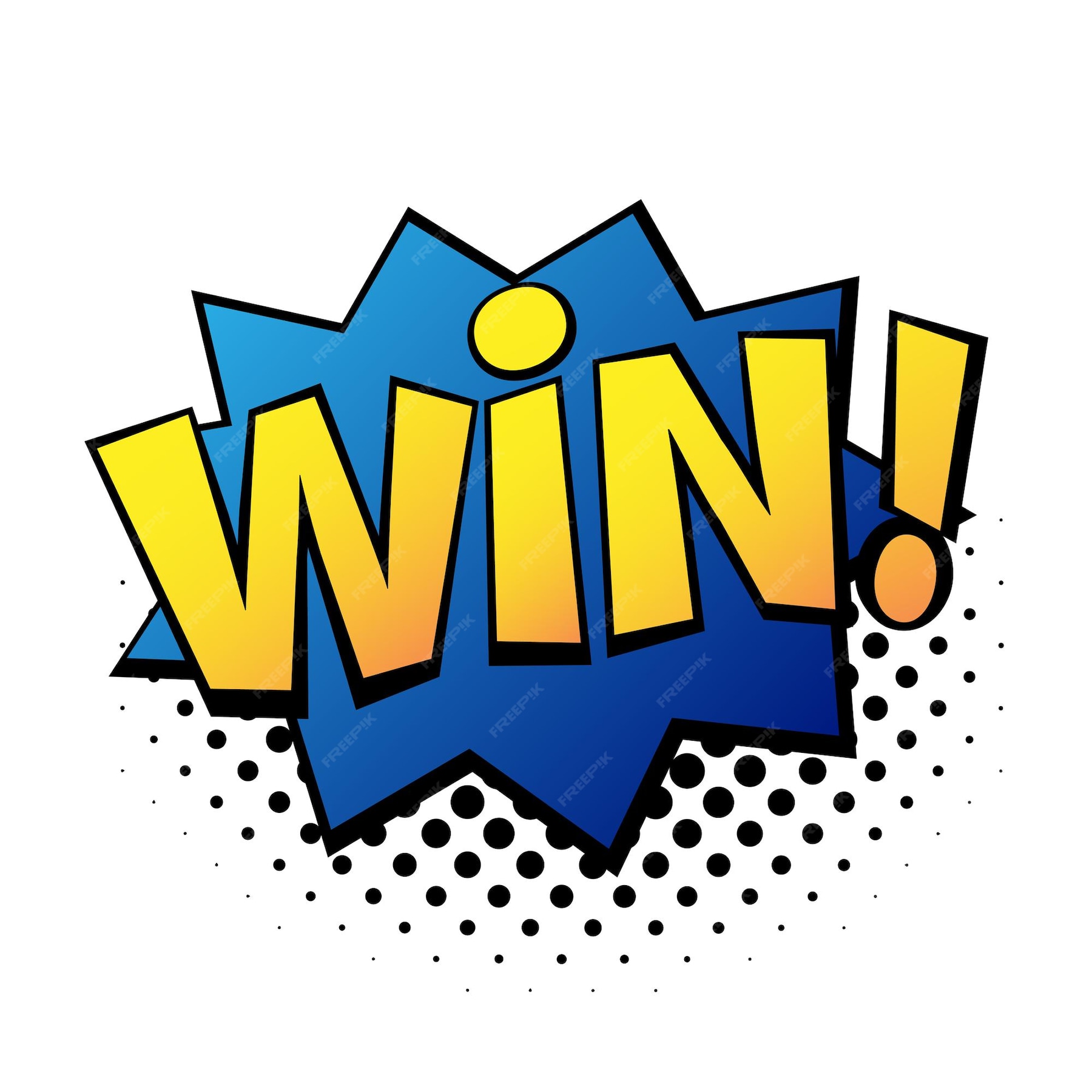 Premium Vector Comic lettering win comic speech bubble with emotional Premium Vector Comic lettering win comic speech bubble with emotional