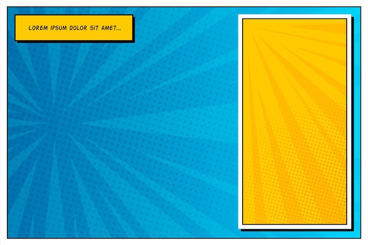 Free Vector comic style background