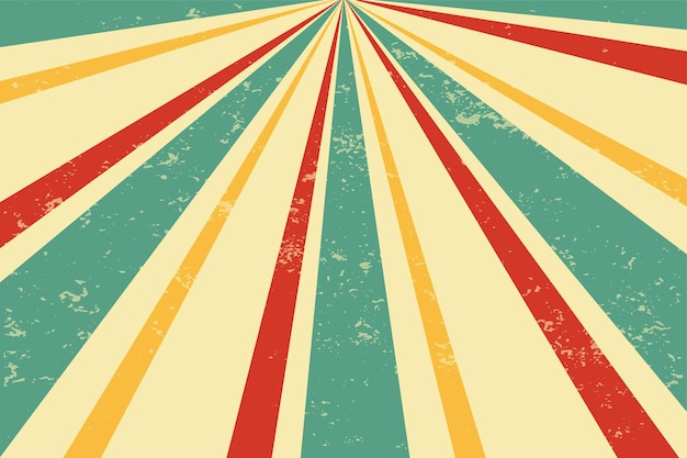 Free Vector comic style retro sunburst rays abstract background design