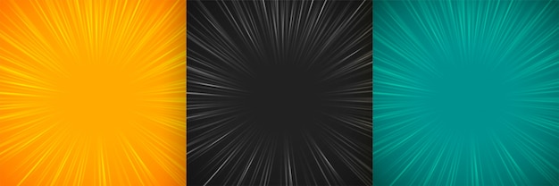 Бесплатное векторное изображение comic zoom линии пустой фон сценография