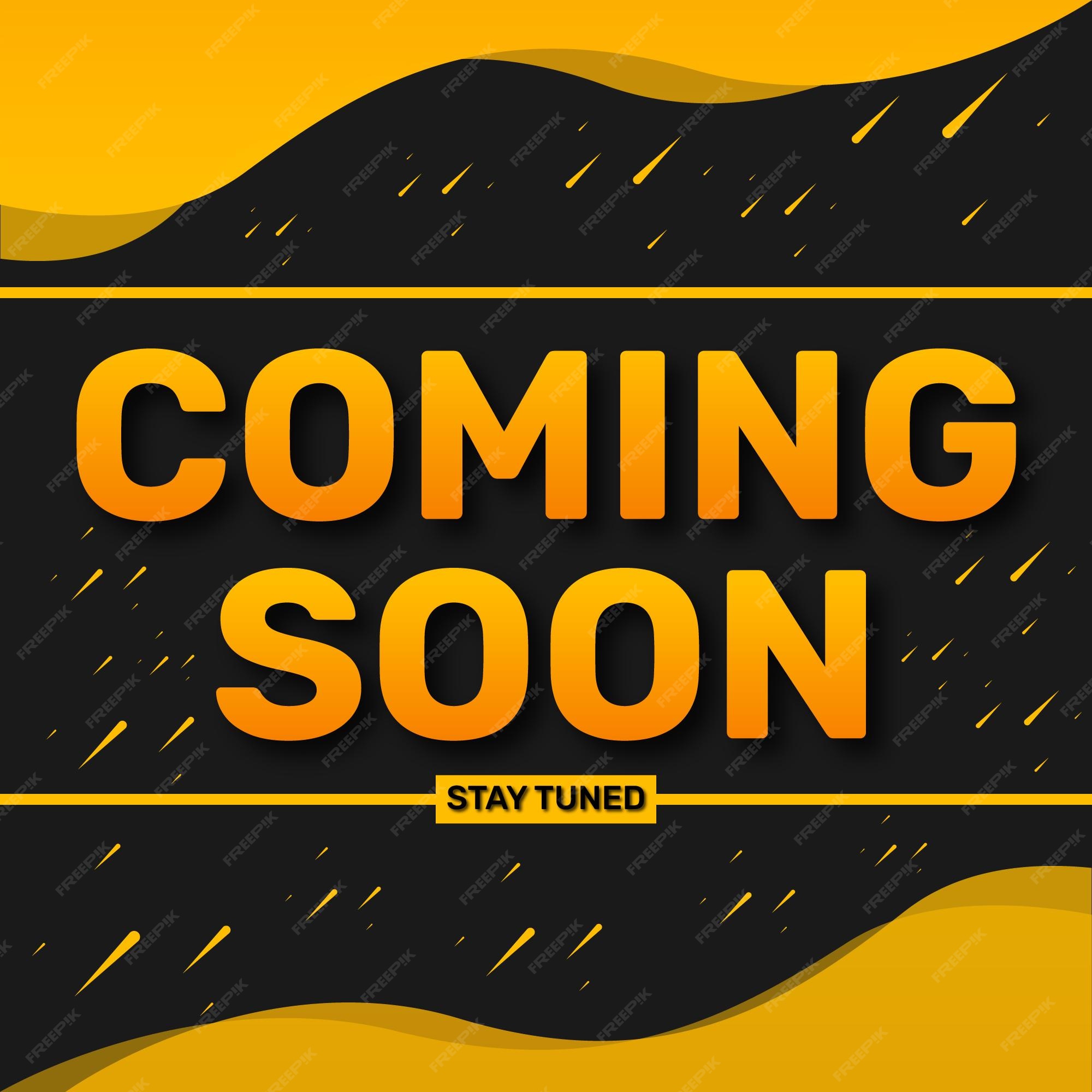 Premium Vector | Coming soon social media post banner template