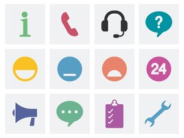 Communication concept icons illustration