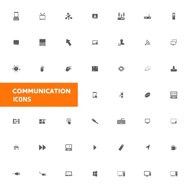 Free vector communication icons