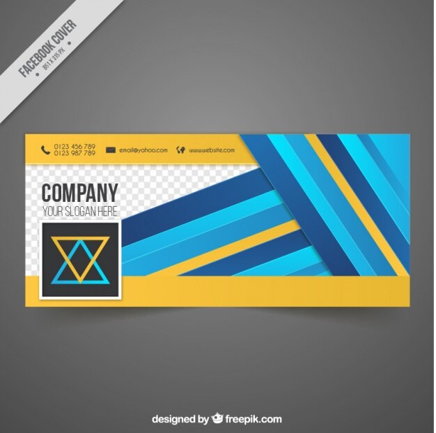 Download Free Geometric Facebook Cover Free Vector Use our free logo maker to create a logo and build your brand. Put your logo on business cards, promotional products, or your website for brand visibility.