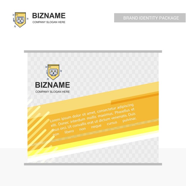 Download Free Company Ads Banner Design With Company Logo Vector Premium Vector Use our free logo maker to create a logo and build your brand. Put your logo on business cards, promotional products, or your website for brand visibility.