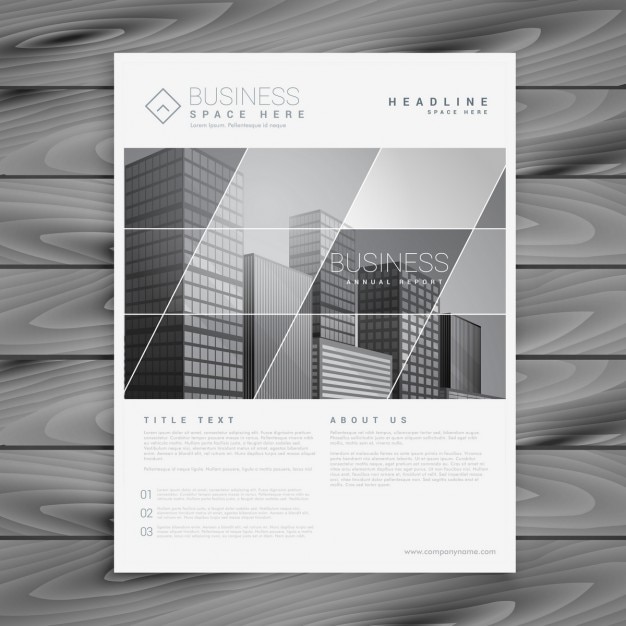 company brochure in a stylish design