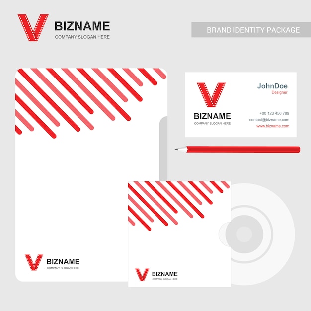 Vettore gratuito brochure aziendale